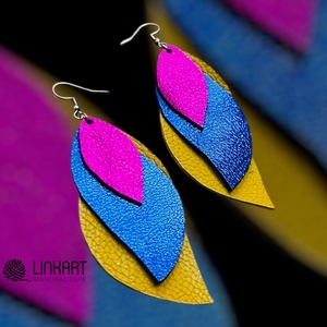 Bőr fülbevaló DIY BOX - diy (csináld magad) - egységcsomag - Meska.hu