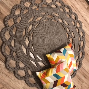 Horgolt szőnyeg - otthon & életmód - lakástextil - szőnyeg - horgolt szőnyeg - Meska.hu