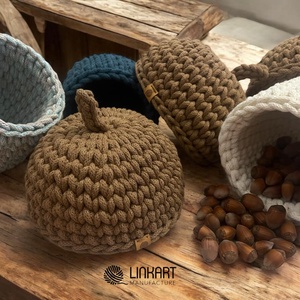 Horgolt makk tároló - baba - mama - babaszobabútor - játéktároló - Meska.hu