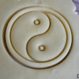 Tai Ji (Yin és Yang) szimbólum sütikiszúró -  - Meska.hu