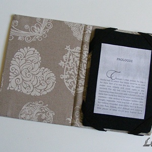 Ebook olvasó (Kindle Touch; Kindle 4; Kindle 5; Kindle Paperwhite) kemény tok, SZÍVEK -  - Meska.hu