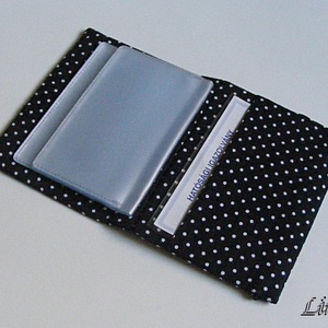  Igazolványtartó és/vagy kártyatartó, pöttyös -  - Meska.hu