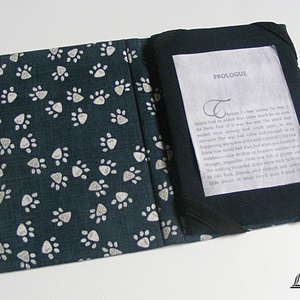 Ebook olvasó (Kindle Touch; Kindle 4; Kindle 5; Kindle Paperwhite) kemény tok cicás anyagból -  - Meska.hu