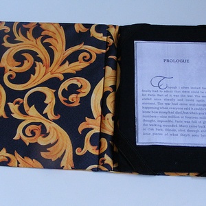 Vízhatlan ebook olvasó kemény tok, sárga dísz - táska & tok - ebook & tablet tok - Meska.hu