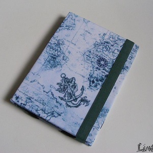 Térkép, hableány, vízhatlan anyagból készült ebook olvasó kemény tok, Táska & Tok, Ebook & Tablet tok, Varrás, MESKA