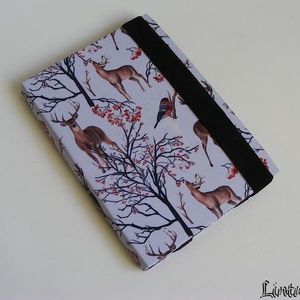 Téli szarvasok, vízálló anyagból készült ebook olvasó kemény tok, Táska & Tok, Ebook & Tablet tok, Varrás, MESKA