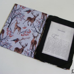 Téli szarvasok, vízálló anyagból készült ebook olvasó kemény tok - táska & tok - ebook & tablet tok - Meska.hu