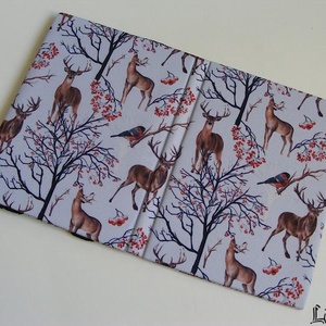 Téli szarvasok, vízálló anyagból készült ebook olvasó kemény tok - táska & tok - ebook & tablet tok - Meska.hu