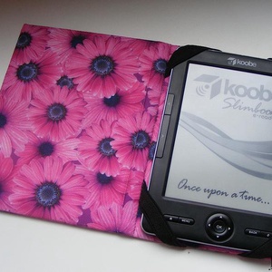 Gerbera, vízhatlan anyagból készült ebook-tok - táska & tok - ebook & tablet tok - Meska.hu