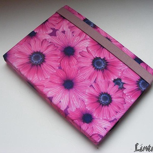 Gerbera, vízhatlan anyagból készült ebook-tok, Táska & Tok, Ebook & Tablet tok, Varrás, MESKA