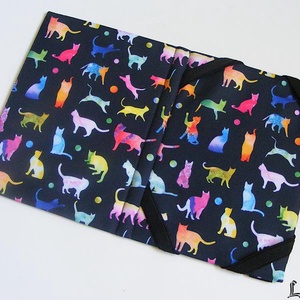 Színes macska, vízhatlan anyagból készült kemény ebook-tok - táska & tok - ebook & tablet tok - Meska.hu