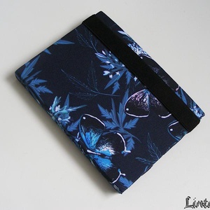 Fekete pillangó, vízhatlan anyagból készült kemény ebook-tok, Táska & Tok, Ebook & Tablet tok, Varrás, MESKA