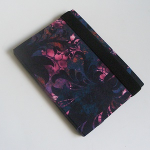 Lila virágok, vízhatlan anyagból készült kemény ebook-tok, Táska & Tok, Ebook & Tablet tok, Varrás, MESKA