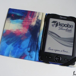 Absztrakt minta, vízhatlan anyagból készült kemény ebook-tok - táska & tok - ebook & tablet tok - Meska.hu