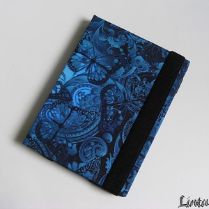 Kék pillangó, vízhatlan anyagból készült kemény e-book tok, Táska & Tok, Ebook & Tablet tok, Varrás, MESKA