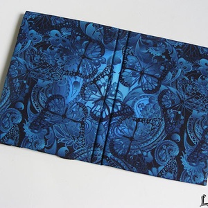 Kék pillangó, vízhatlan anyagból készült kemény e-book tok - táska & tok - ebook & tablet tok - Meska.hu