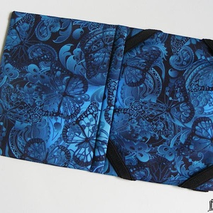 Kék pillangó, vízhatlan anyagból készült kemény e-book tok - táska & tok - ebook & tablet tok - Meska.hu