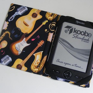 Hangszerek, vízhatlan anyagból készült kemény ebook-tok - táska & tok - ebook & tablet tok - Meska.hu