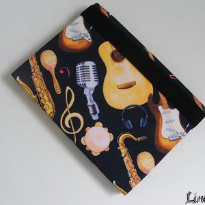 Hangszerek, vízhatlan anyagból készült kemény ebook-tok, Táska & Tok, Ebook & Tablet tok, Varrás, MESKA