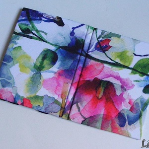 Virágok, vízhatlan anyagból készült kemény e-book tok - táska & tok - ebook & tablet tok - Meska.hu