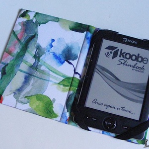 Virágok, vízhatlan anyagból készült kemény e-book tok - táska & tok - ebook & tablet tok - Meska.hu