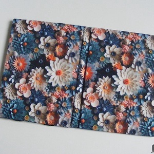 Virágok, vízhatlan anyagból készült kemény ebook-tok - táska & tok - ebook & tablet tok - Meska.hu