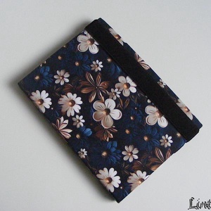 Virágok, vízhatlan anyagból készült kemény ebook-tok, Táska & Tok, Ebook & Tablet tok, Varrás, MESKA