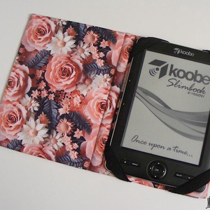 Rózsák, vízhatlan anyagból készült kemény ebook-tok - táska & tok - ebook & tablet tok - Meska.hu