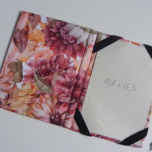 Krizantém, vízhatlan anyagból készült kemény ebook-tok - táska & tok - ebook & tablet tok - Meska.hu