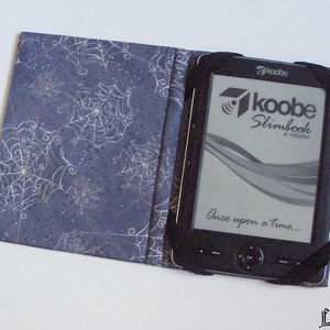 Stilizált pókháló, vízhatlan anyagból készült kemény ebook-tok - táska & tok - ebook & tablet tok - Meska.hu