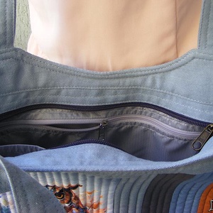 Bagoly textil táska  - táska & tok - kézitáska & válltáska - válltáska - Meska.hu