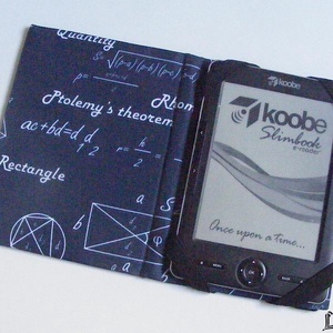 Matek, vízhatlan anyagból készült ebook olvasó kemény tok - táska & tok - ebook & tablet tok - Meska.hu