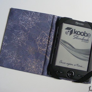 Stilizált pókháló, vízhatlan anyagból készült kemény ebook-tok - táska & tok - ebook & tablet tok - Meska.hu
