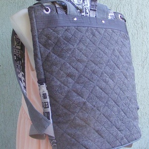 Szürke város textil hátizsák gobelin jellegű vászonból - táska & tok - hátizsák - hátizsák - Meska.hu Szürke város textil hátizsák gobelin jellegű vászonból - táska & tok - hátizsák - hátizsák - Meska.hu