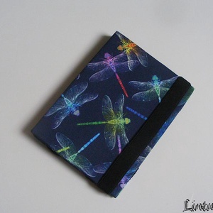 Színes szitakötők, vízhatlan anyagból készült kemény ebook-tok - Meska.hu