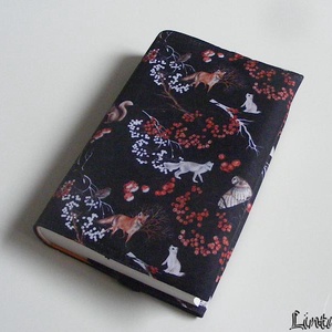 Kétoldalú vízhatlan könyvborító állítható szélességgel, VÖRÖSBEGY és ERDEI aLLATOK - könyv & zene - könyvtok - Meska.hu