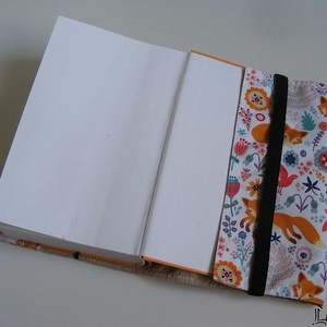 Róka, vízhatlan könyvborító állítható szélességgel - könyv & zene - könyvtok - Meska.hu