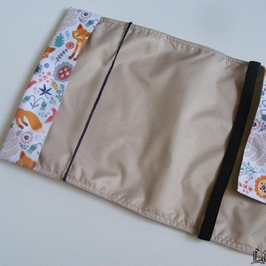 Róka, vízhatlan könyvborító állítható szélességgel - könyv & zene - könyvtok - Meska.hu