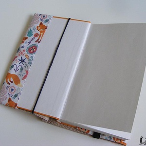 Róka, vízhatlan könyvborító állítható szélességgel - könyv & zene - könyvtok - Meska.hu