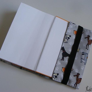 Kutyák, vízhatlan könyvborító állítható szélességgel - könyv & zene - könyvtok - Meska.hu