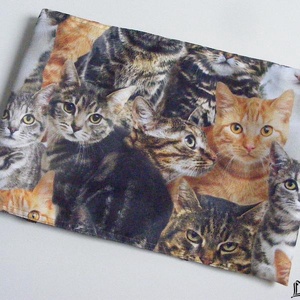 Macskák, vízhatlan könyvborító állítható szélességgel - könyv & zene - könyvtok - Meska.hu