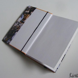 Farkasok, vízhatlan könyvborító állítható szélességgel - könyv & zene - könyvtok - Meska.hu