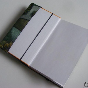 Zöld erdő, textil könyvborító állítható szélességgel - könyv & zene - könyvtok - Meska.hu