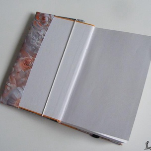 Virágok, vízhatlan könyvborító állítható szélességgel - könyv & zene - könyvtok - Meska.hu