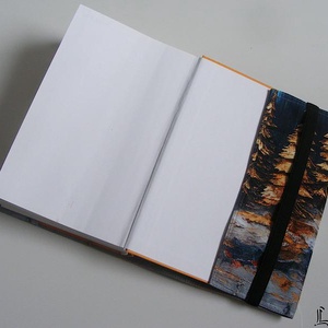 Színes erdő, vízhatlan könyvborító állítható szélességgel - könyv & zene - könyvtok - Meska.hu