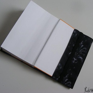 Stilizált liliom, vízhatlan könyvborító állítható szélességgel - könyv & zene - könyvtok - Meska.hu