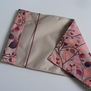 Bogyók és levelek, vízhatlan könyvborító állítható szélességgel - könyv & zene - könyvtok - Meska.hu