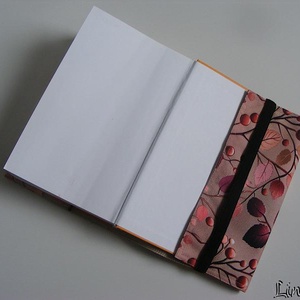 Bogyók és levelek, vízhatlan könyvborító állítható szélességgel - könyv & zene - könyvtok - Meska.hu