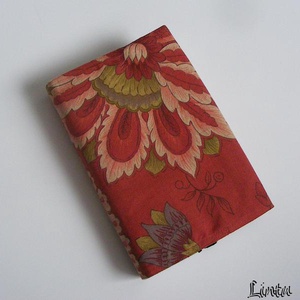 Nagy virág, textil könyvborító állítható szélességgel - könyv & zene - könyvtok - Meska.hu