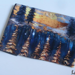 Színes erdő, vízhatlan könyvborító állítható szélességgel - könyv & zene - könyvtok - Meska.hu